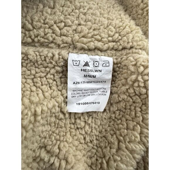 Wrangler Mens Medium Blue Plaid Flannel Shirt Jacket Shacket Button Up Shirt - Picture 6 of 6